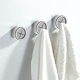 Gunwon 2pcs Tea Towel Holders Premium Adhesive Round Hooks ABS PVC view 4