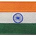 India Flag Embroidered Emblem Indian Iron On Sew On National Patch