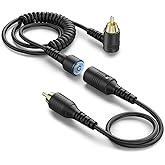 Magnetic Power Cord for Heated Visor Shield, Snowmobile Helmet Heated Shield Cord, Replacement Accessories Electric Shield Wi