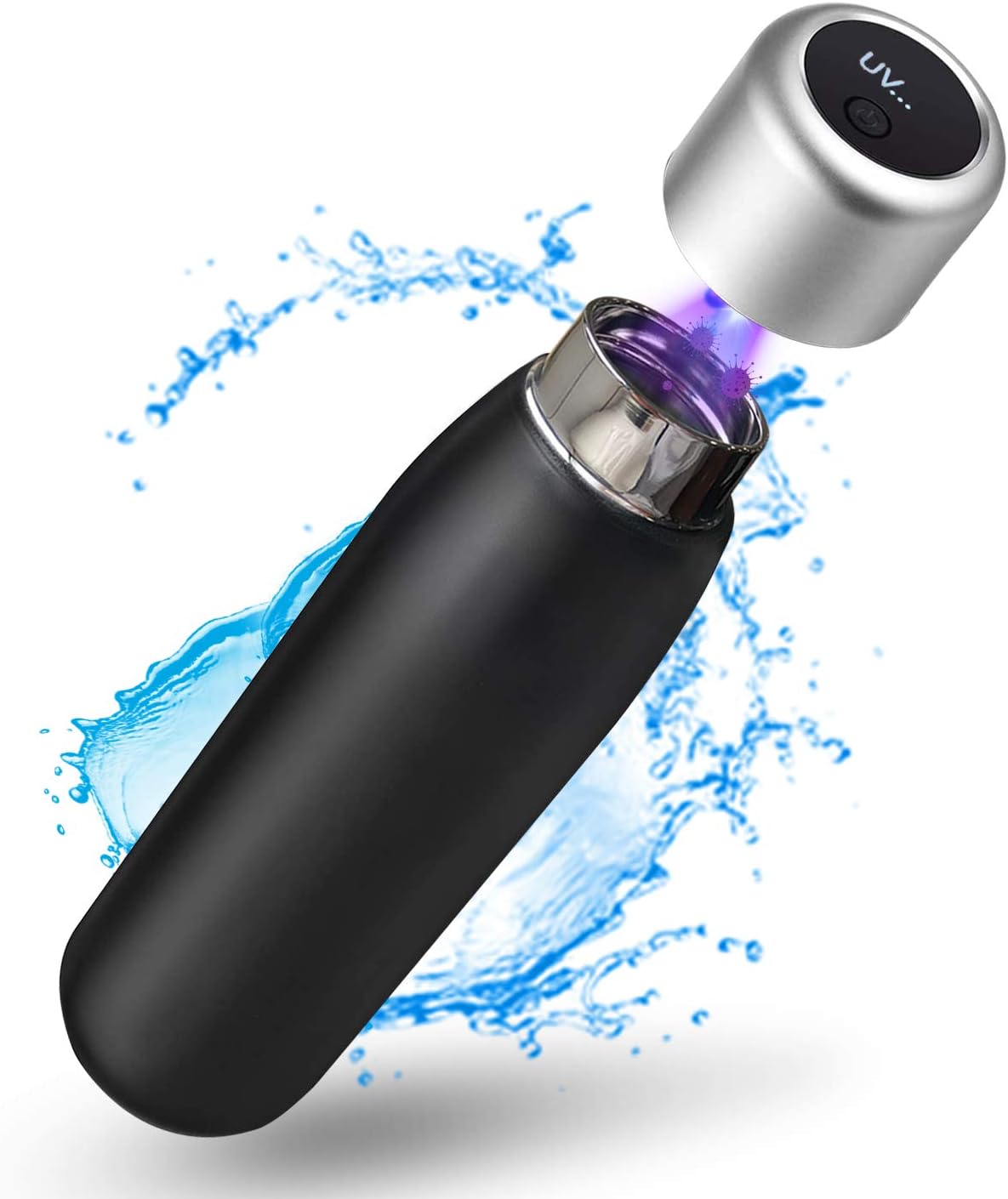 uv self cleaning water bottle