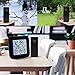TEKCOPLUS Wireless Weather Station Thermometer with 3 Indoor Outdoor Sensor Wireless Clock Alarm Temperature Humidity Monitor Easy to Read Display with LED Back Lights
