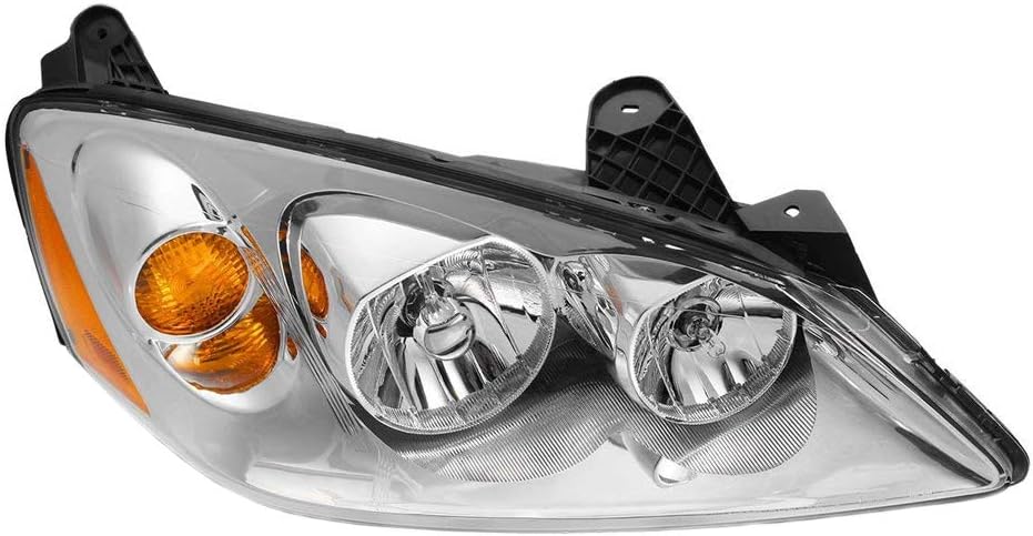 EPIC LIGHTING OE Fitment Replacement Headlight Assembly Compatible with 2005-2010 Pontiac G6 [GM2503255 GM2503263 15835751 20821144] Right Passenger Side RH