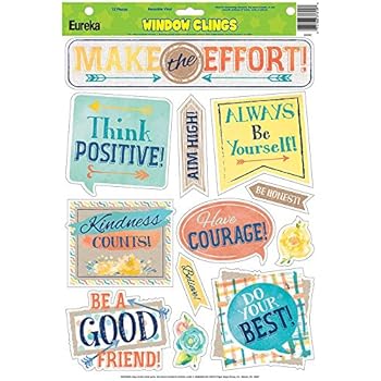 Eureka Confetti Splash Window Clings (836082)