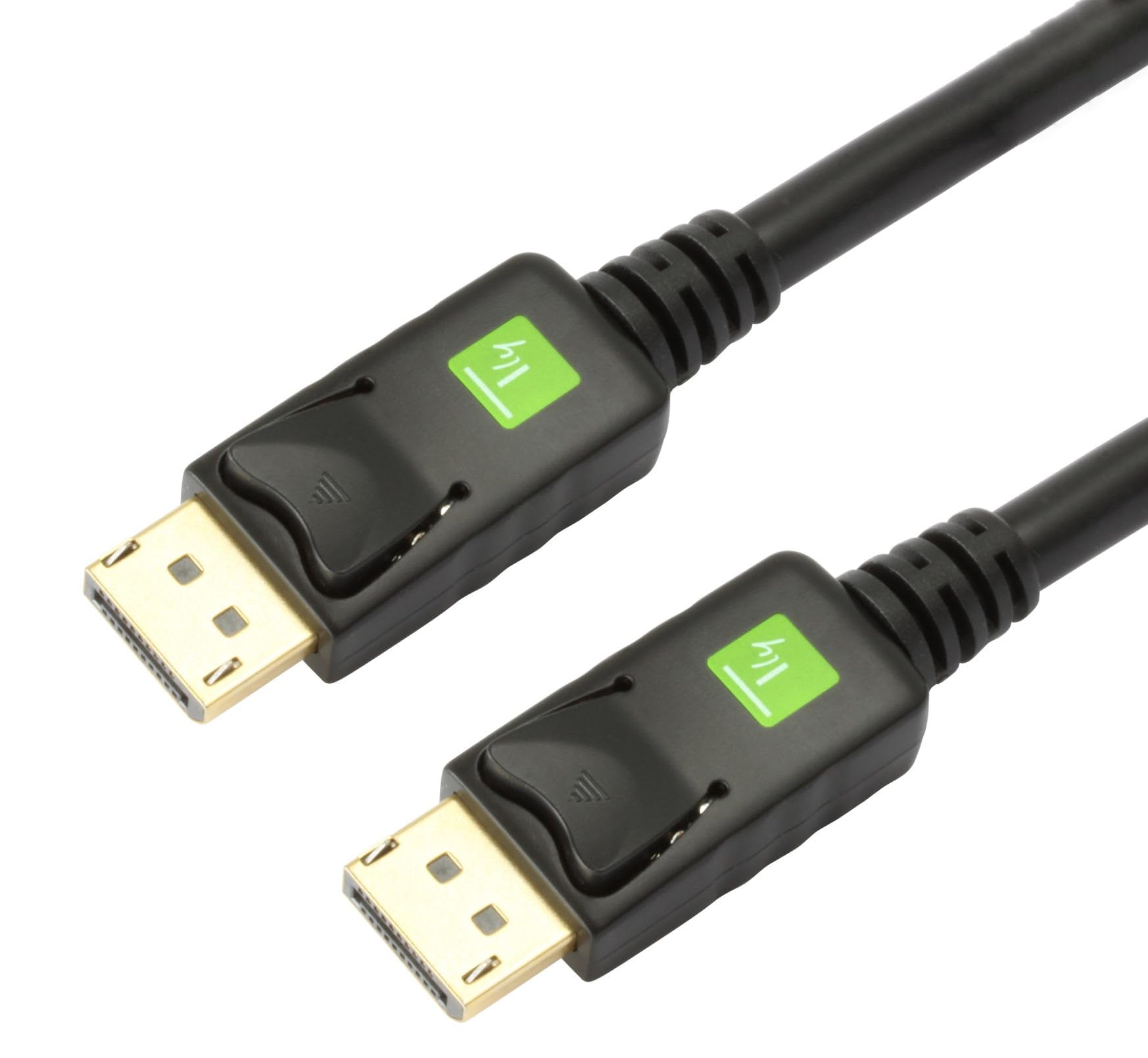 Techly DisplayPort 1.2 Audio/Video Cable Black 7.5 m 20 Pin M/M