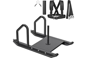 Kipika Weight Sled, Workout Sled, Fitness Strength Training Sled, Speed Training Sled for Training Outdoor, Improves Speed an