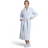 Plush Necessities Plush Microfiber Fleece Robe | Super Soft &amp; Warm | Lightweight | Full Length