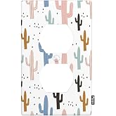 Boho Cacti Duplex Outlet Cover for Electrical Outlets | Green Cactus Plant Outlet Cover Plate 4.5