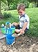 Tierra Garden Little Pals Kids Junior Garden Kit with Hand Trowel, Hand Fork, Gloves and Bucket. Blue/Green