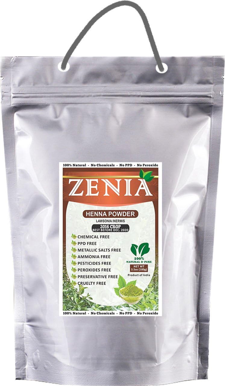 5000 grams Zenia Pure Henna Powder 100% Natural Organic BAQ