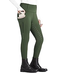 FitsT4 Sports Girls Riding Pants Full Seat High