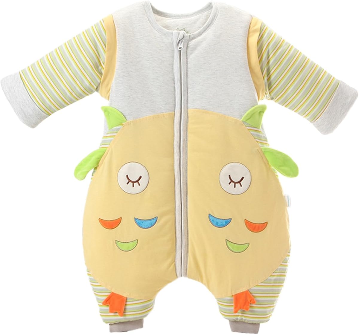 Happy Cherry Saco de Dormir Sleepwear de Piernas Separadas con Mangas