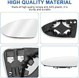 URAQT VW Golf MK7 Left Heated Wing Mirror Glass Convex Passenger Side view 3