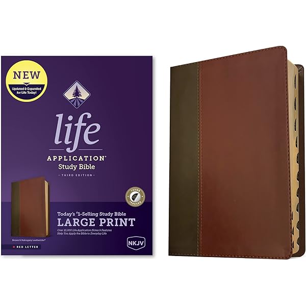 NKJV Life Application Study Bible, Third Edition, Large Print