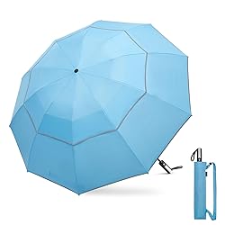 G4Free 62 Inch Windproof Inverted Umbrella with