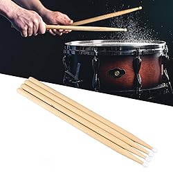 Maple Wood 7A Nylon Tip Drumsticks, 2 Pairs Drum