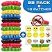 CASELAST Premium Mosquito Repellent Bracelets - 22 Pack - DEET-FREE Natural Wristbands - Protection Against Mosquitoes and Insects - Pest Control Repeller