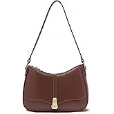 Prettyzys Crescent Shoulder Bag for Women, Vintage Retro Vegan Leather Clutch Tote Handbags Crossbody Bags Handbag for Women