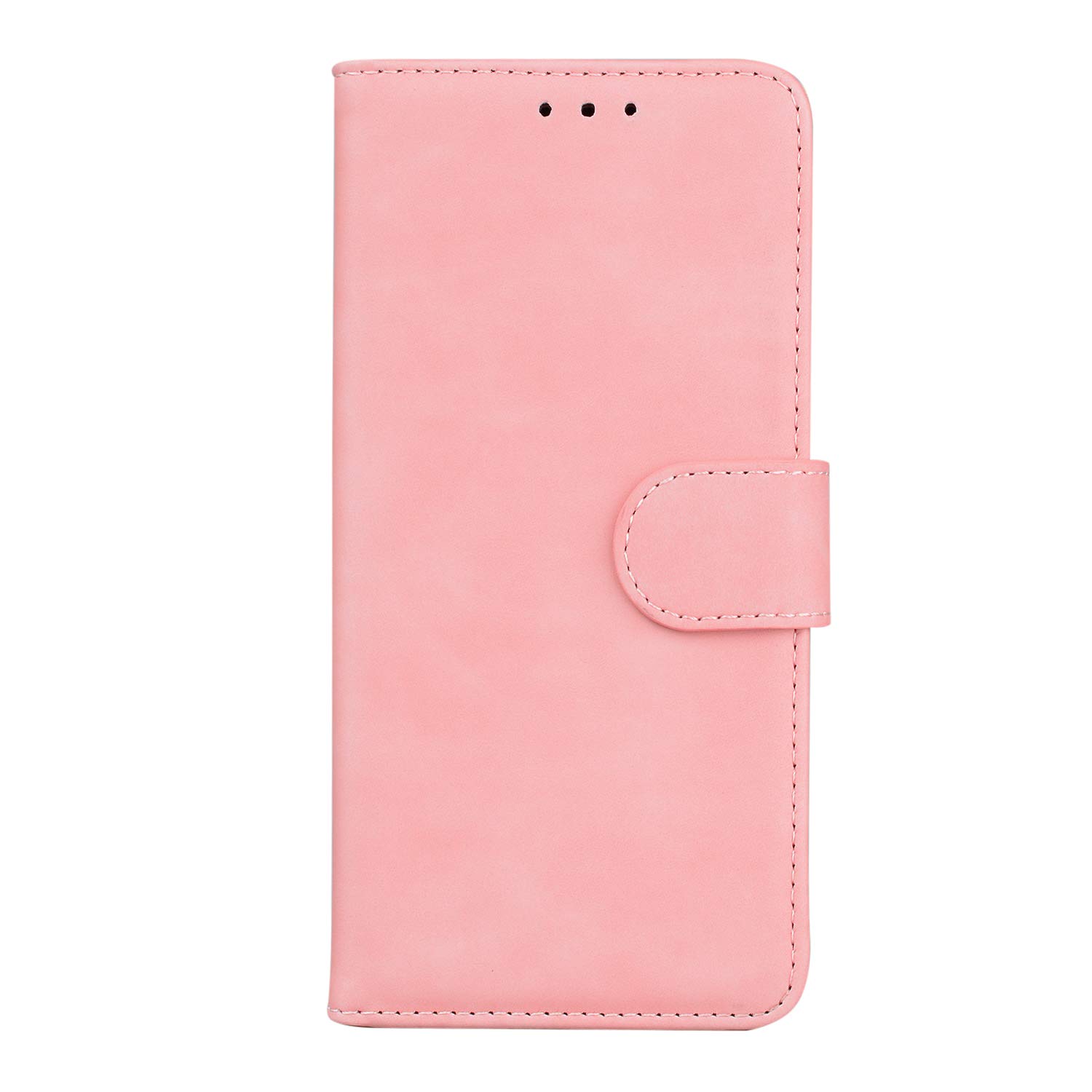 Case for Xiaomi Poco X3 NFC/Poco X3 Pro, Neat and Simple Style Skin-Friendly PU Leather Phone Case, Wallet Card Slot, Magnetic Closure Protection Cover for Xiaomi Poco X3 NFC/Poco X3 Pro Case-Pink