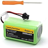 Replacement Battery for Eufy RoboVac - 14.4V 3000mAh Fits Eufy 11S 30C 15C | Compatible with Eufy 30, 11, 15T, 12, 35C, 15C MAX, Deebot N79S, 500, N79, DN622 and Tesvor X500 Robot Vacuum Cleaners