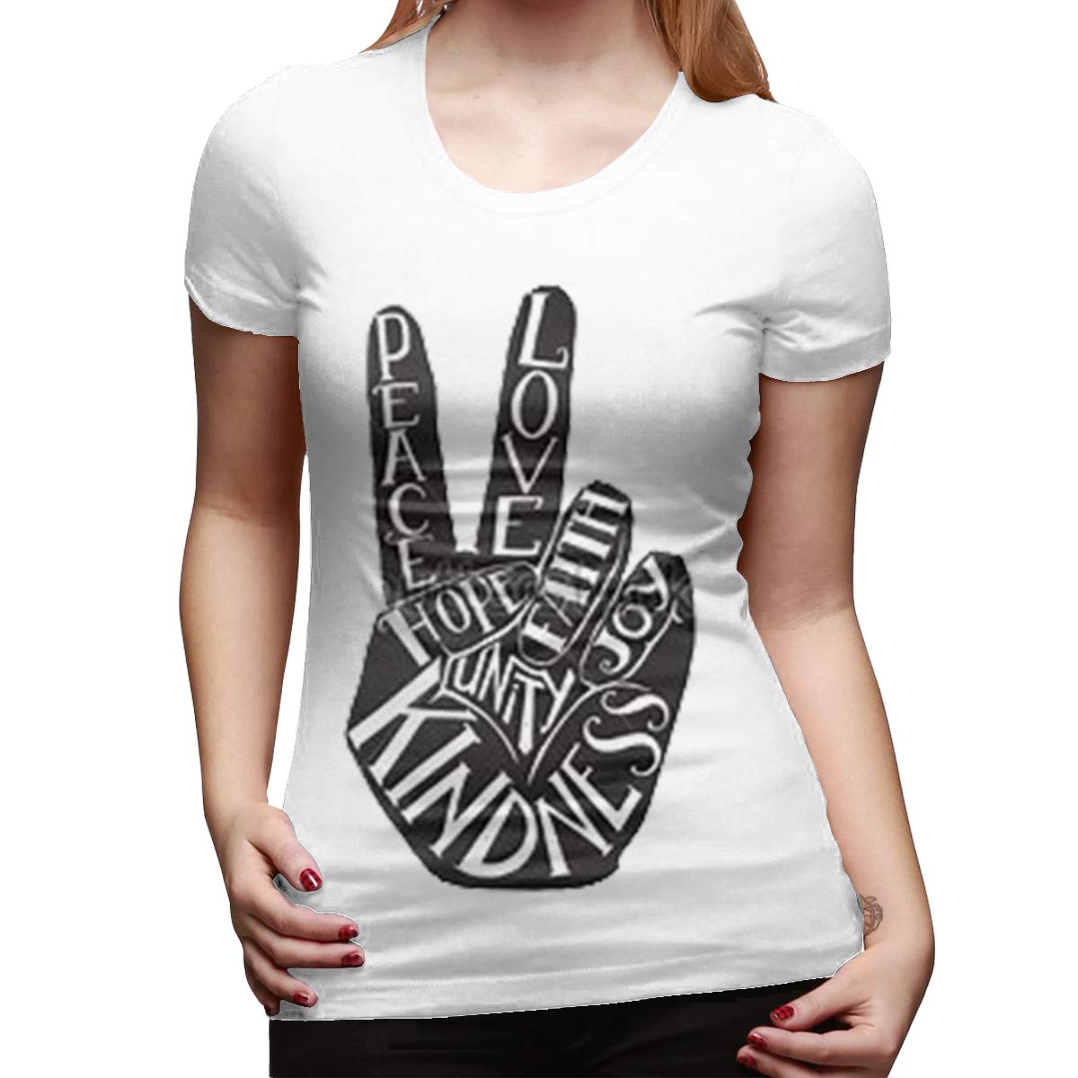  S Peace Stock Images Leisure T Shirts With Short Sleeve