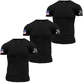 Grunt Style USA Full Color Flag Basic Men's T-Shirt Pack