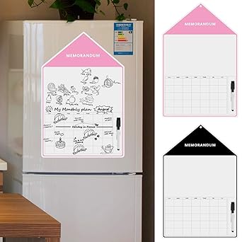 pizarra magnética de borrado en seco nevera calendario mensual ...