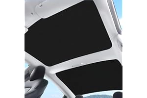 ACERIDE Upgrade Sunshade Roof for Tesla Model 3 2017-2023 Magnetic-Mid Design Model 3 Accessories Heat Insulation Foldable Glass Sunshade [No-Sagging, No Gaps,Ice-Crystal Coatings],2PCS,Black
