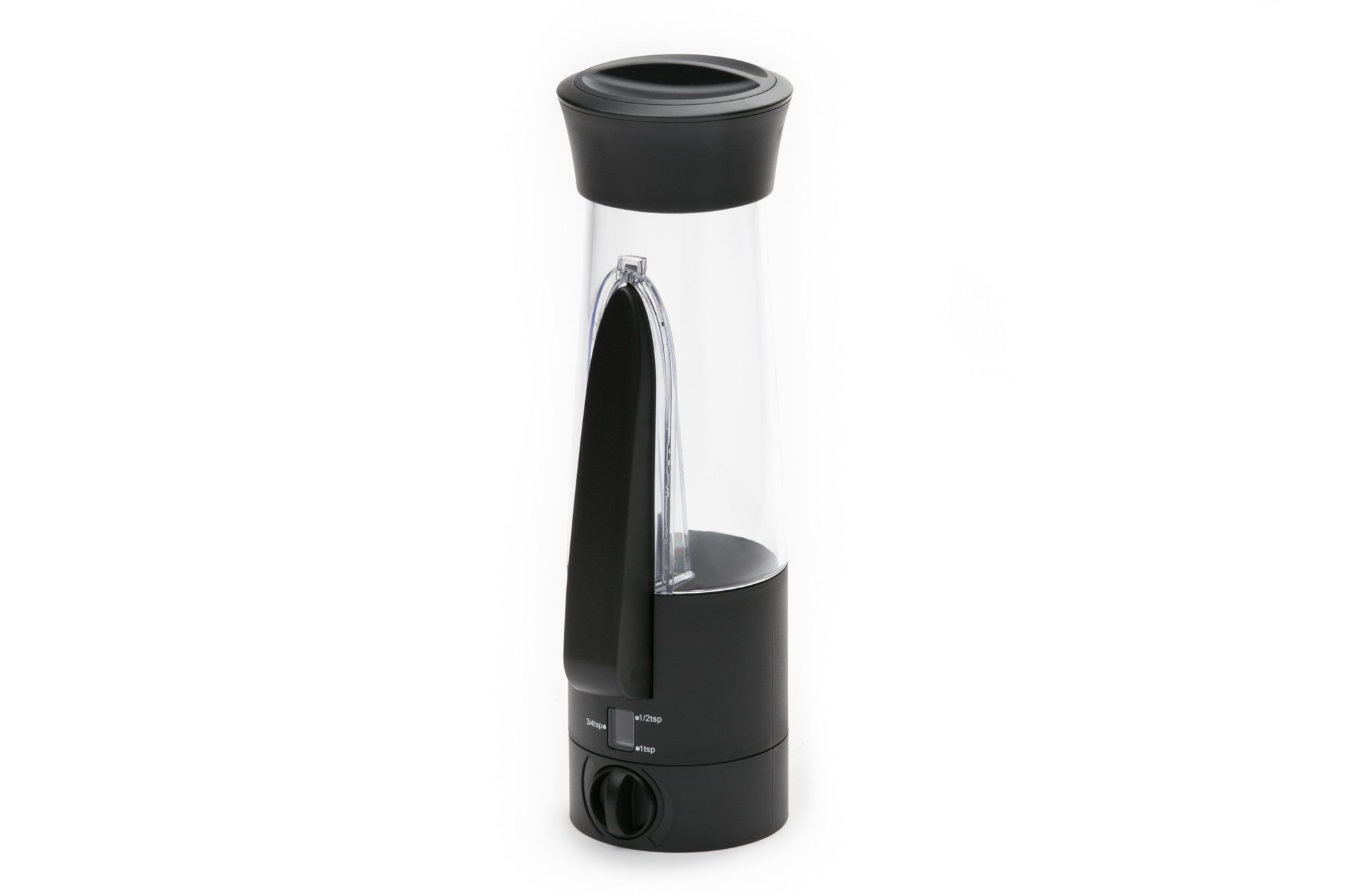 Fox Run KitchenArt Automeasure Adjustable Sugar Dispenser/Shaker, Black