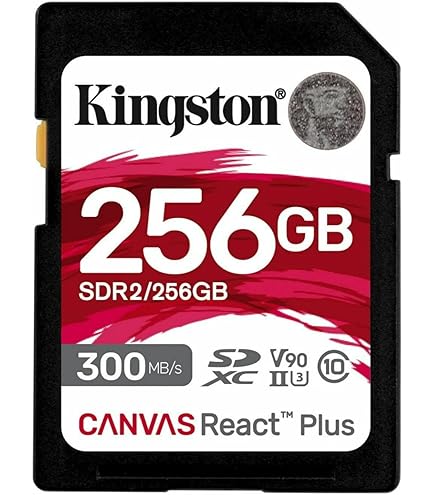 Kingston 512GB Canvas React Plus SD Card | Up to 280MB/s | High