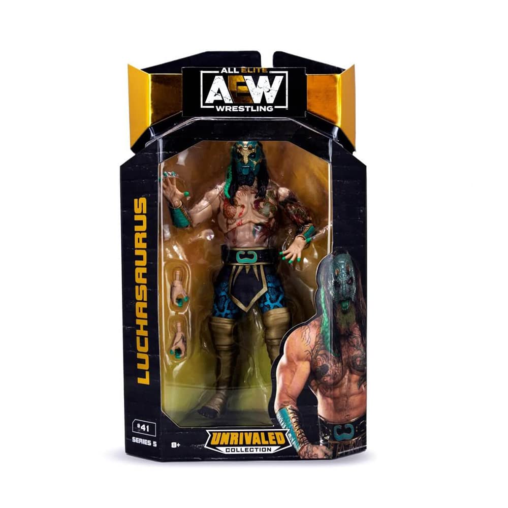 AEW Luchasaurus Unrivaled Jazwares Series 5 Figure