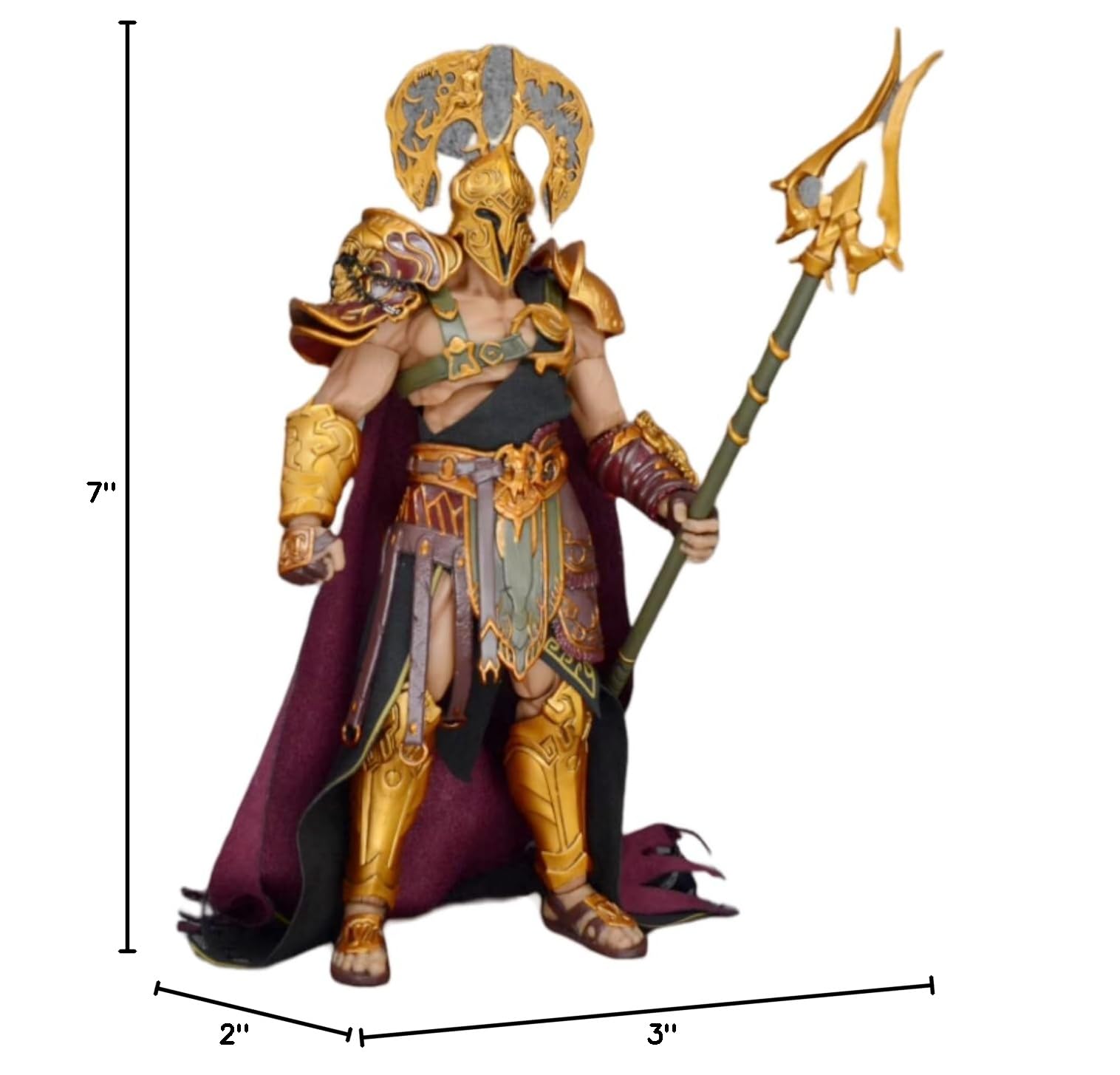 HiPlay Shinfutoys Collectible Figure Full Set: Hades, 1:12 Scale Miniature Action Figurine M-02