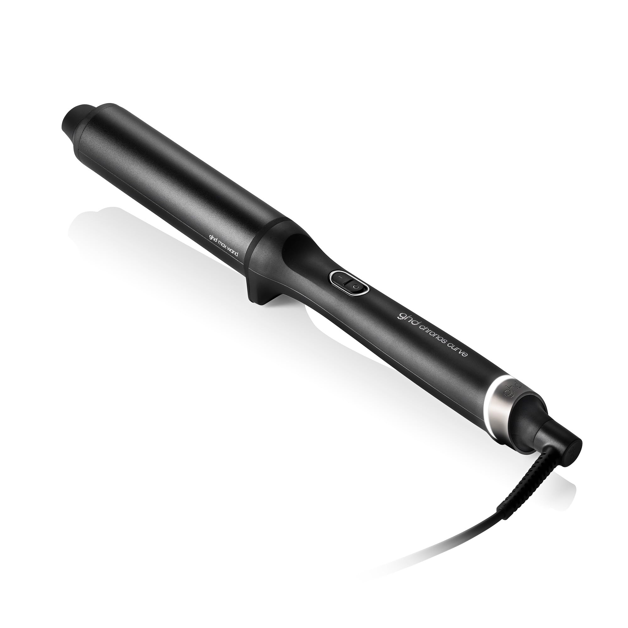 Photo 1 of ghd Chronos Curve Max Wand, 1.5 Inch Barrel, Professional Curling Wand for Loose Waves, Black, with Curl Responsive Technology, Automatic Sleep Mode