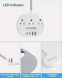 Small Extension Cord - Braided Extension Cord 10