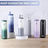 BOTTLE BOTTLE 950ml Insulated Stainless Steel Water Bottle with Straw White view 7