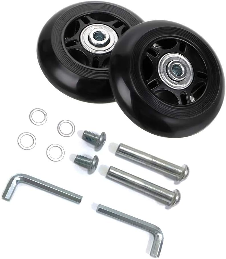 1.89 /75mm /70mm Inline Skate Wheels with Bearings ABEC 608zz
