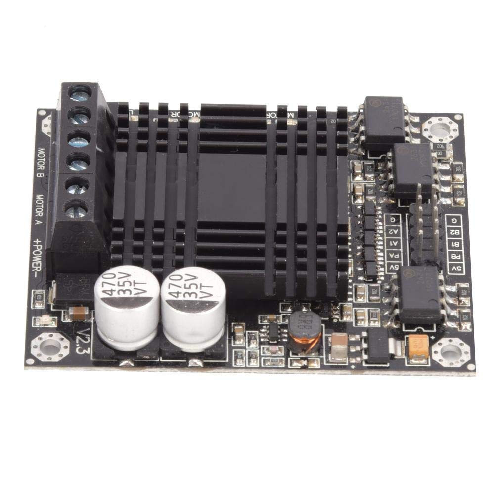 60A DC Motor Driver Module，High Power Double Channel DC Motor Driver