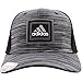 adidas Men's Veteran Stretch Fit Structured Cap, Large/X-Large, Black/Onix Free Run