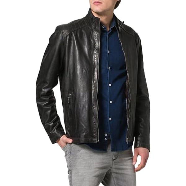 【ZIAS LEATHER JACKET】サイズ０　cow leather Time is on【ZIAS LEATHER JKT】cow leather - メルカリ