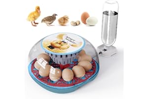 WONEGG incubators for Hatching Eggs，12 Egg Incubator,Egg Incubator with Automatic Egg Turning，Incubator for Chicken Eggs，Chicken incubators for Hatching Eggs，Quail Egg Incubator