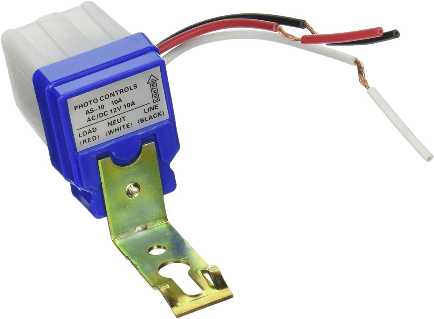 AC DC 12V 10A Auto On Off Photocell Light Switch Photoswitch Light Sensor Switch (12V-1PC)