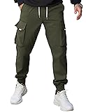 COOFANDY Men's Cargo Joggers Regular Fit Cargo