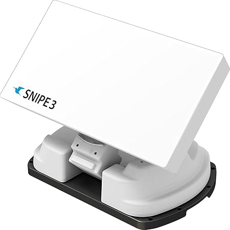 Selfsat Snipe V3 Single weiß Vollautomatische Satelliten Antenne - Weiss Line
