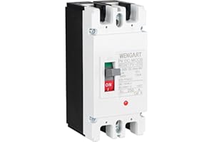 Wengart MCCB Circuit Breaker WGM1PV-250,DC500V 250Amp,2P DC Circuit Breaker for Solar Systems and Other DC Applications