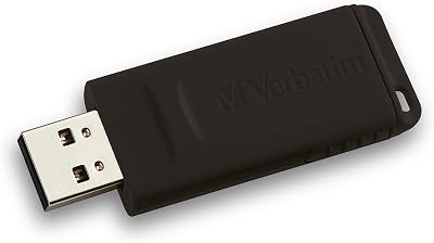 Verbatim 98698 64GB Slider USB 2.0 Drive - Black
