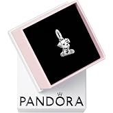 PANDORA Labrador Puppy Dog Dangle Charm | Sterling Silver &amp; Enamel, Jewelry for Women with Gift Box, Compatible with PANDORA Moments