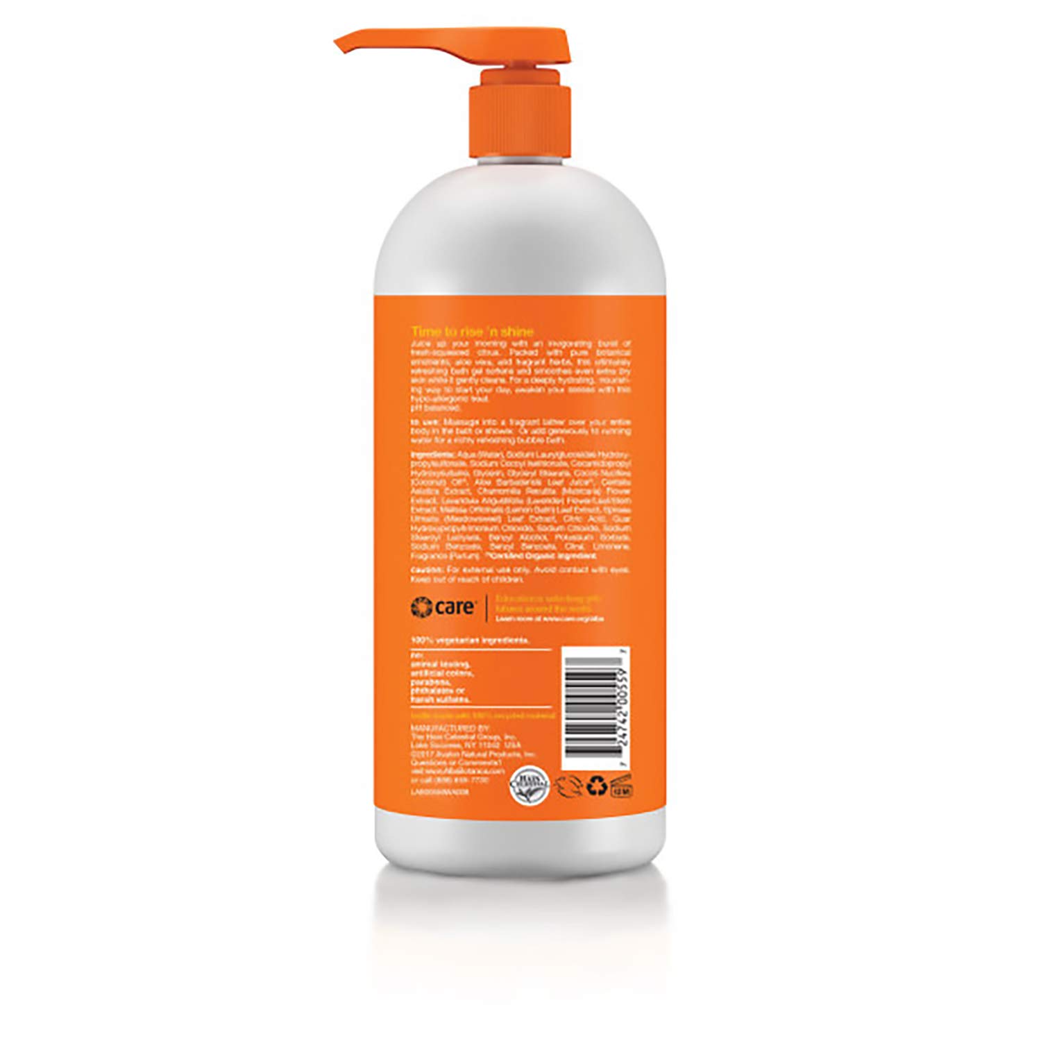Alba Botanica Very Emollient Island Citrus Bath & Shower Gel, 32 oz. : Alba Body Wash : Beauty