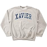 NCAA Xavier Musketeers 50/50 Blended 8-Ounce Vintage Arch Crewneck Sweatshirt