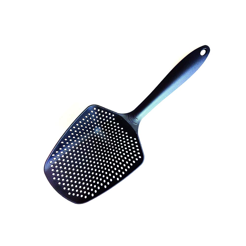 Komodo Sand Scoop with Fine Holes Sift Clean Substrate Small Cave Habitat Safe Durable Spot Cleaning Tool