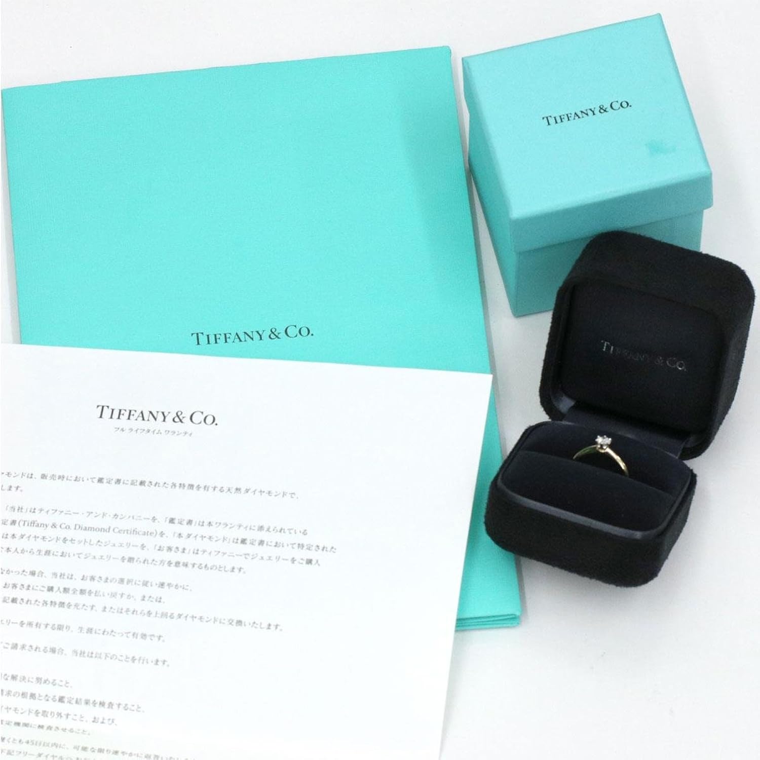 人気ブランドを ティファニー Tiffany Co ダイヤ 0 31ct H If 3ex ソリティア リング 13号 K18yg Pt950 プラチナ 18金 鑑定書付き 中古 B079yndkgy Hermescolleges Ca