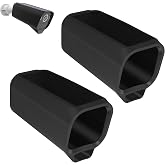 Tonton Silicone Cover Skins for eufyCam S3 Pro, Weatherproof Soft Silicone Protective Housing for Outdoor Use, Anti-UV and Dustproof Camera Case, Easy to Install, 2 Pack, Black